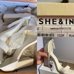 SHEIN White Wedged Heel